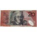 AUSTRALIA 2008 . TWENTY 20 DOLLARS BANKNOTE . STEVENS/HENRY . LAST PREFIX JC